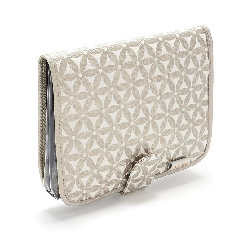 Victoria Green ‘Kate’ Hanging Beauty Bag in Starflower Gold