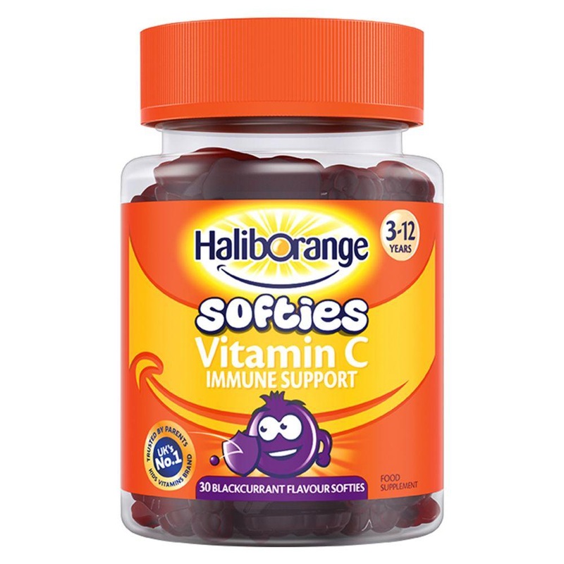 3-12 Years Vitamin C Immune Support – 30 Blackcurrant Flavour Softies