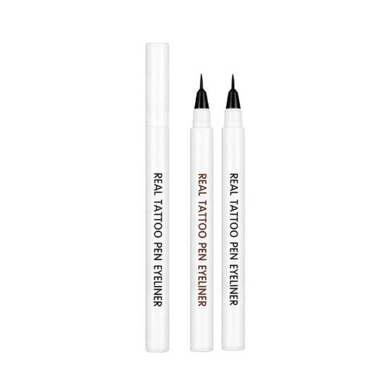RiRe Real Tattoo Pen Eyeliner 0.8ml 2 Colors 01 Deep Black