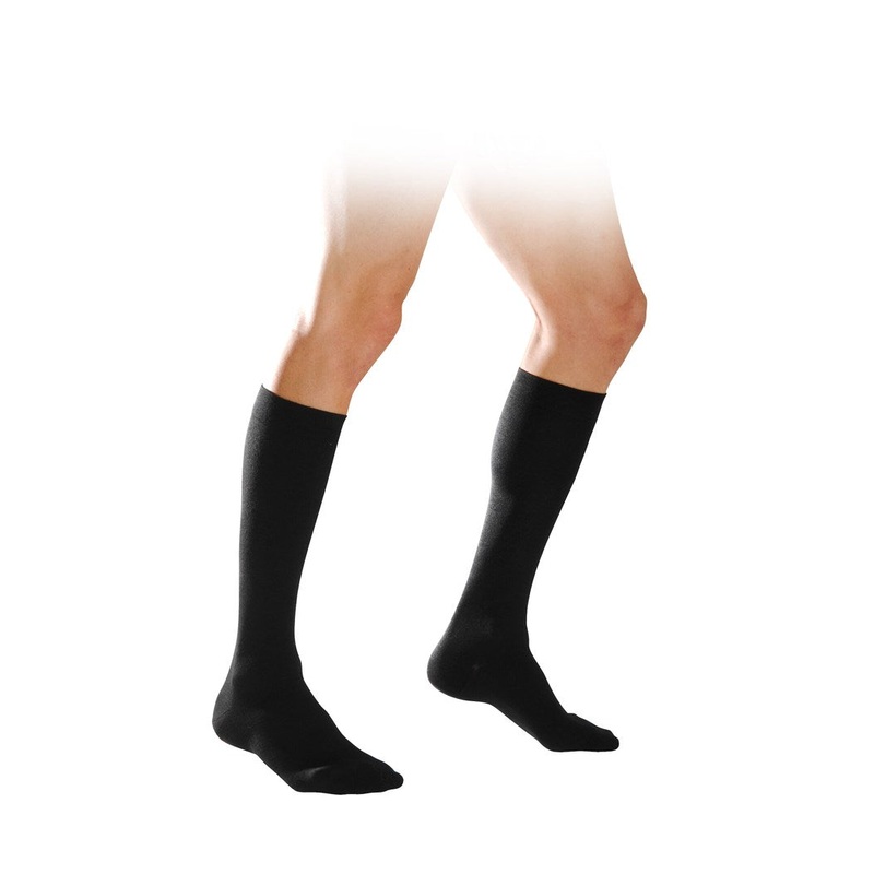 Essential Cotton Class 3 Calf Long Medium Black 1 pair Medium Black