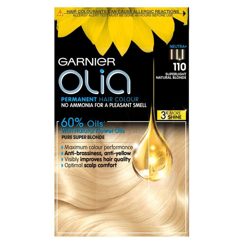 Olia 110 Super Light Blonde No Ammonia Permanent Hair Dye