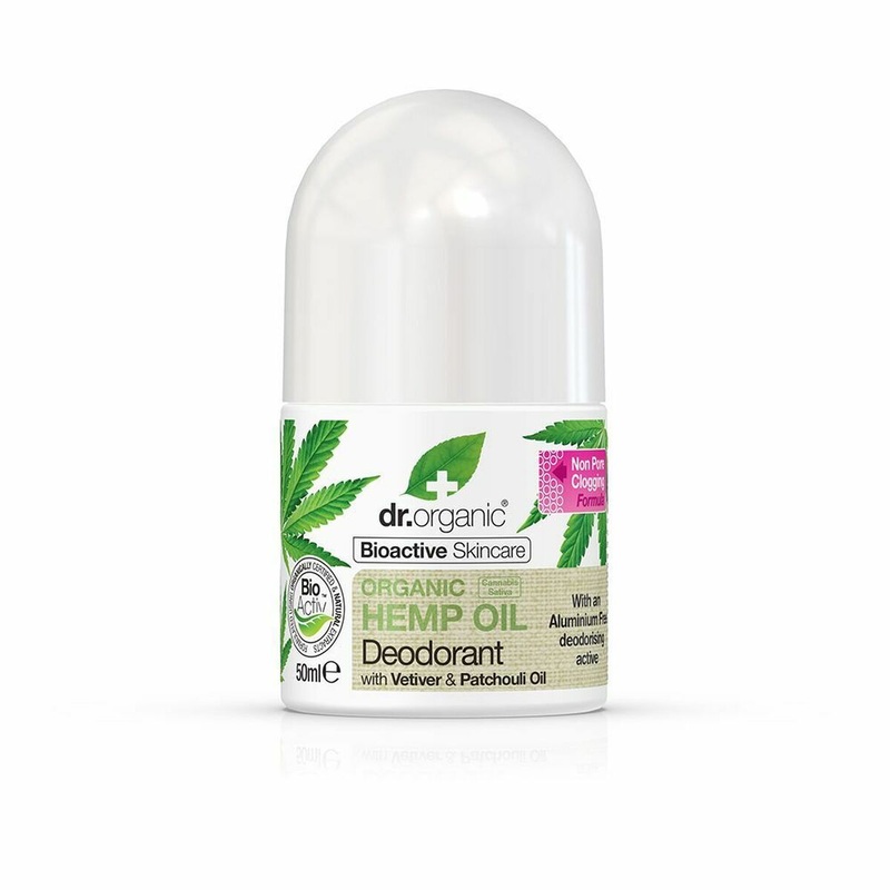 Roll-On Deodorant Hemp Oil Dr.Organic Bioactive Skincare Hemp oil (50 ml)