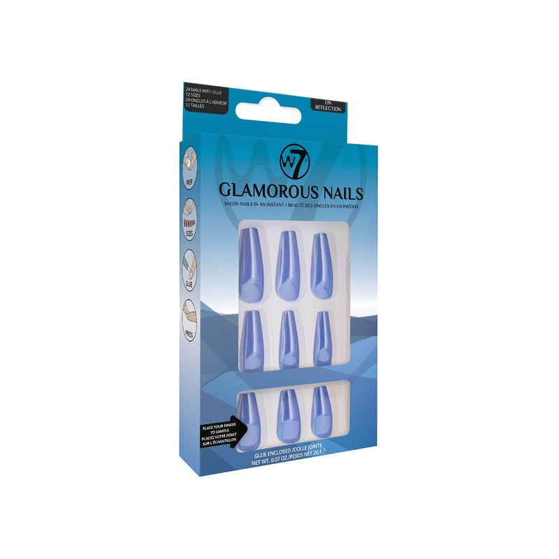 W7 Glamorous Nails On Reflection