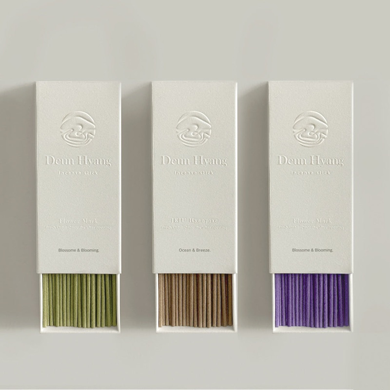 Deun Hyang Best Healing Mood 3 Incense Sticks (3 Types) #Green Mood (Acacia Forest+Unnamed Flower+One Summers Day)
