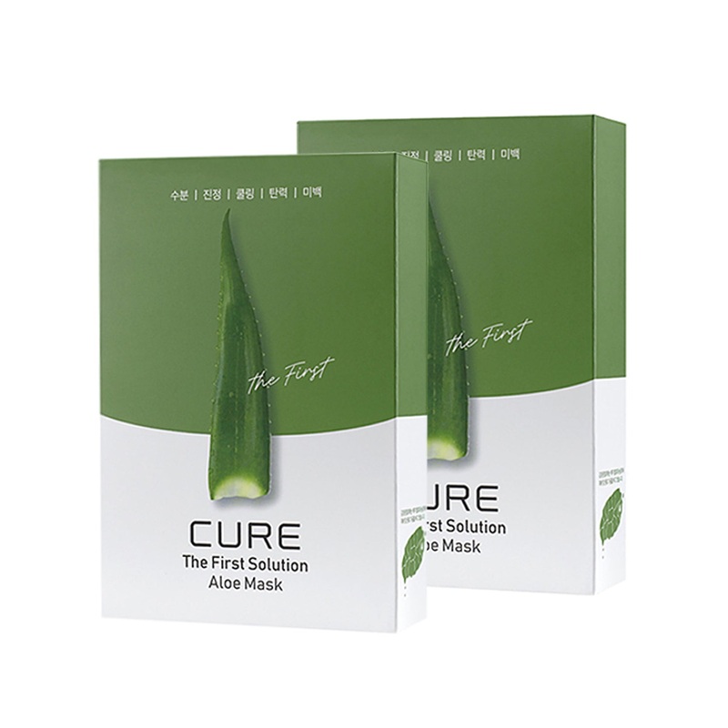 KIM JEONG MOON Aloe CURE The First Solution Aloe Mask Pack (20 Sheets)