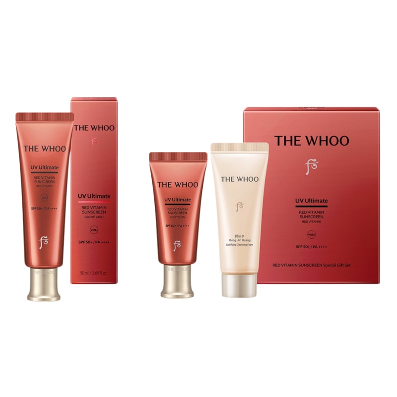 THE WHOO UV Ultimate Red Vitamin Sun Special Set