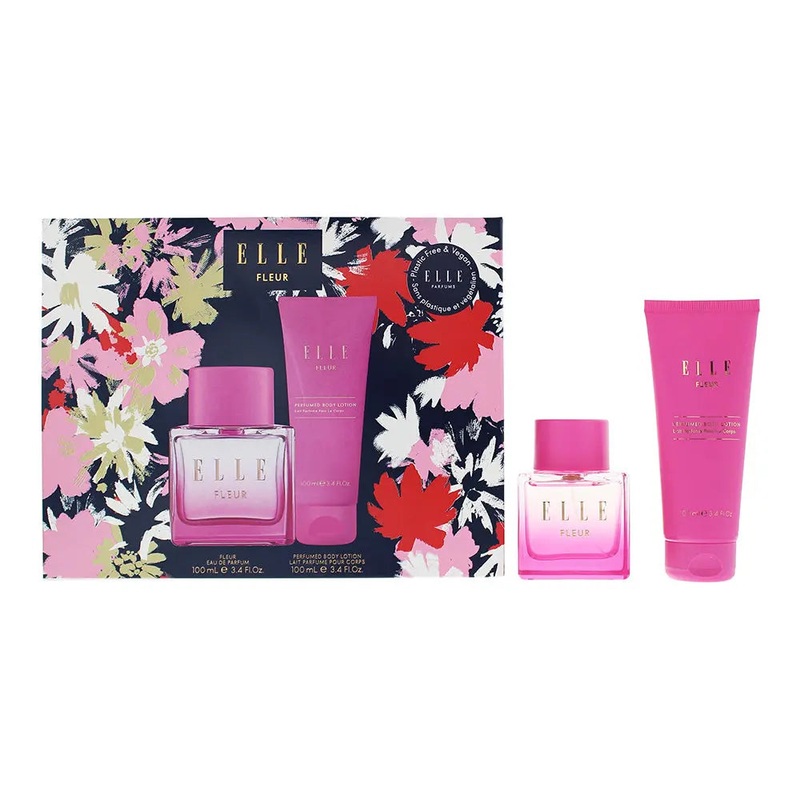 Elle Fleur 2 Piece Gift Set: Eau de Parfum 100ml – Body Lotion 100ml