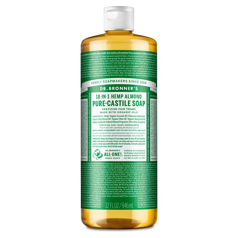 Almond Pure Castile Liquid Soap 1 litre