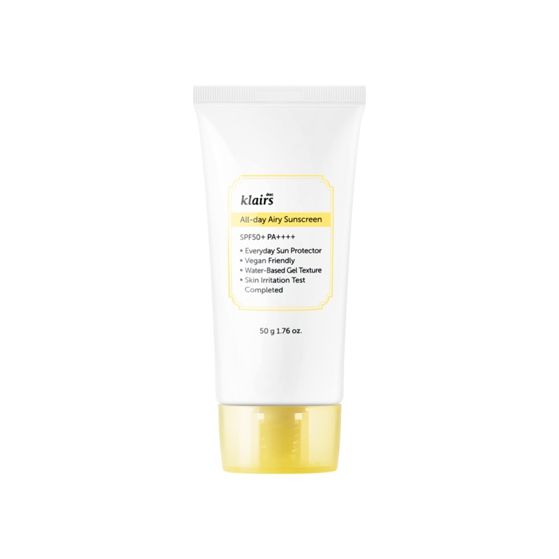 dear, klairs All-day Airy Sunscreen 50ml SPF 50+ PA++++