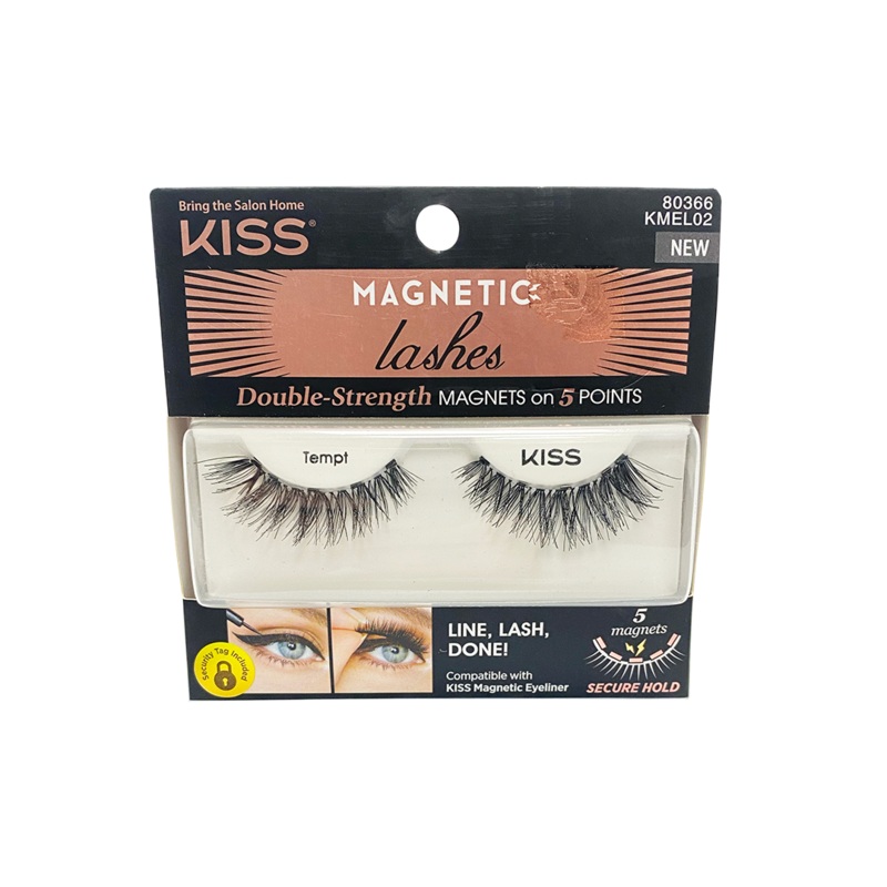 Kiss Magnetic Lash False Eyelashes Tempt Tempt