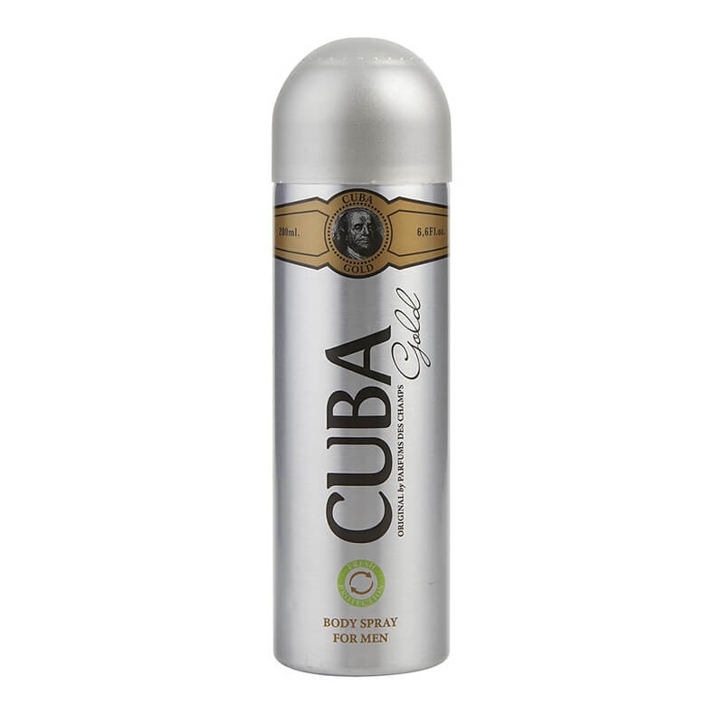Cuba Gold Body Spray 200ml (M) SP