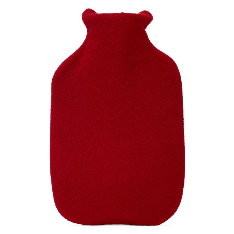 Keep Cosy Hot Water Bottle – Red Fleece