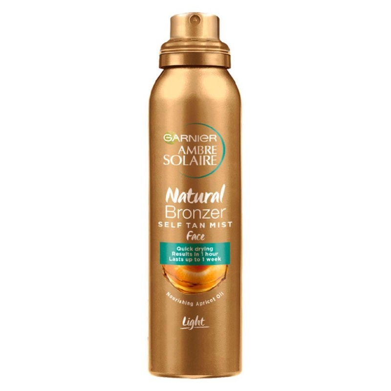 Natural Bronzer Quick Drying Light Self Tan Face Mist 75Ml
