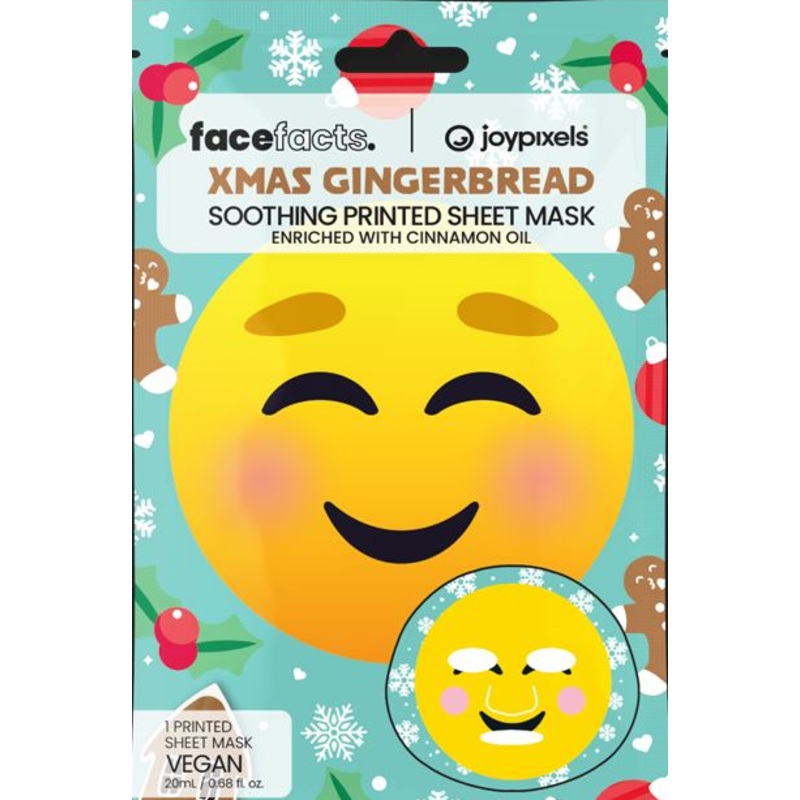 Face Facts Xmas Gingerbread Sheet Mask