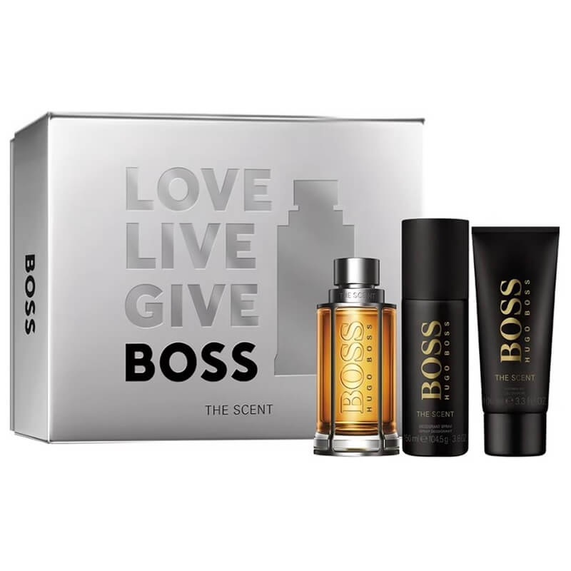 Hugo Boss Boss The Scent Love Live Give 3pc Set 100ml EDT (M)