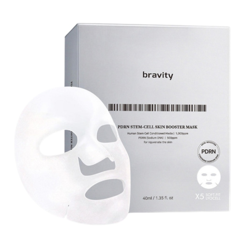 Bravity PDRN Stemcell Skin Booster Mask 40ml x 5 sheets