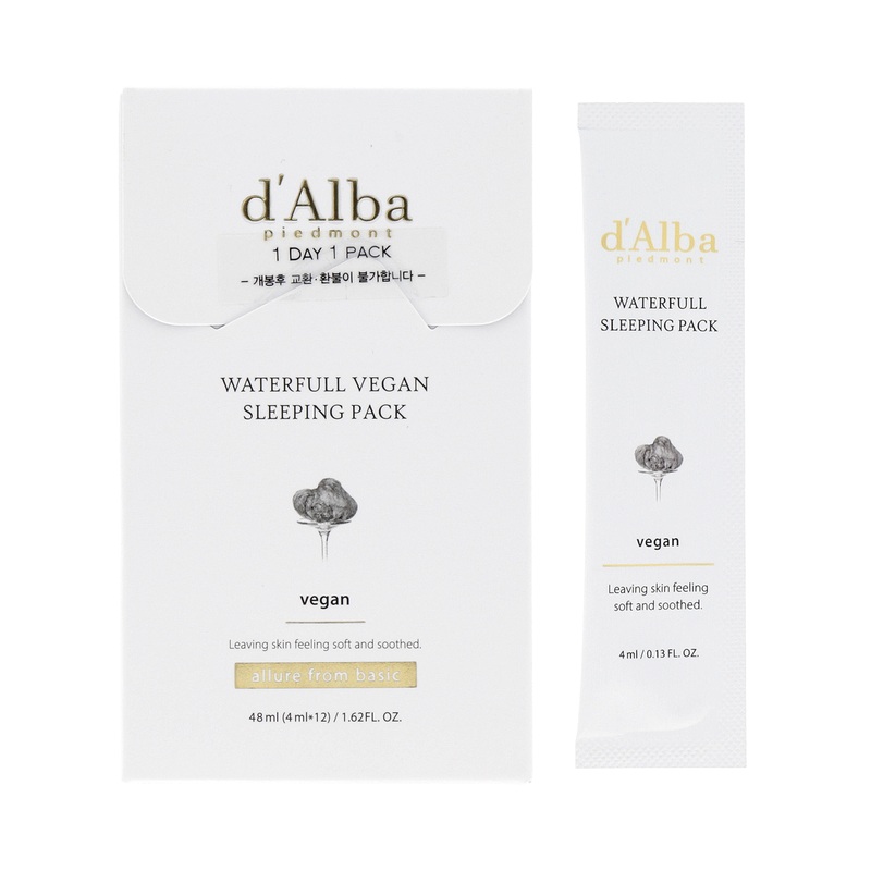 dAlba Waterfull Sleeping Pack 4ml * 12ea