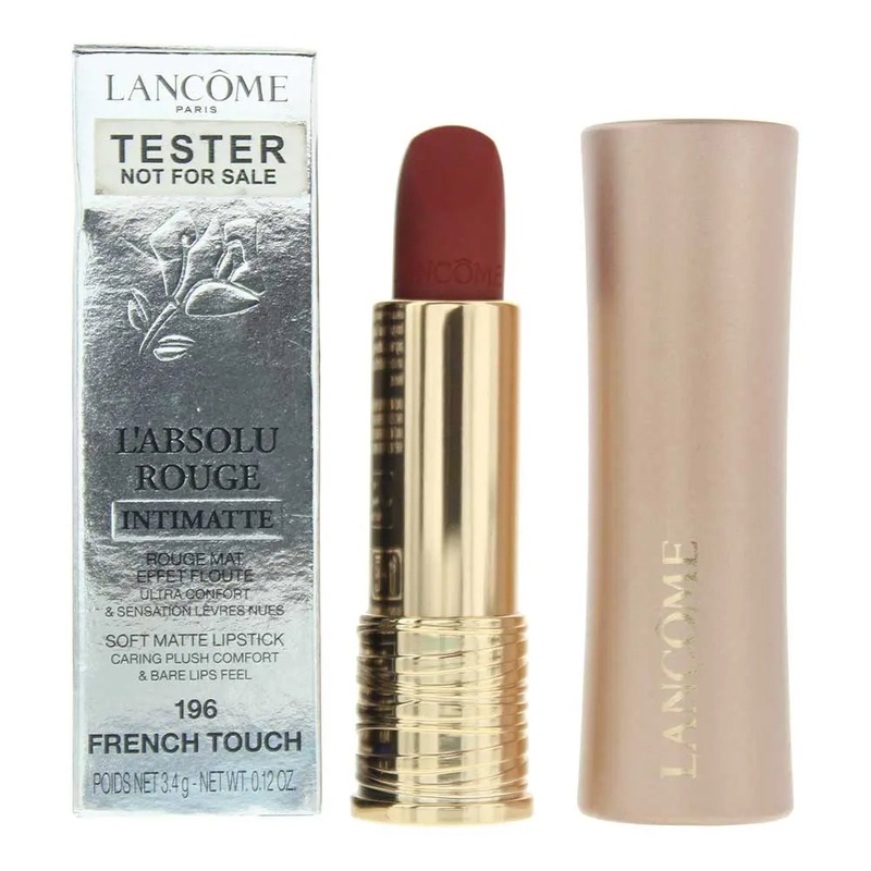 Lancme L’Absolu Rouge Intimatte Tester 196 French Touch Lipstick 3.4g