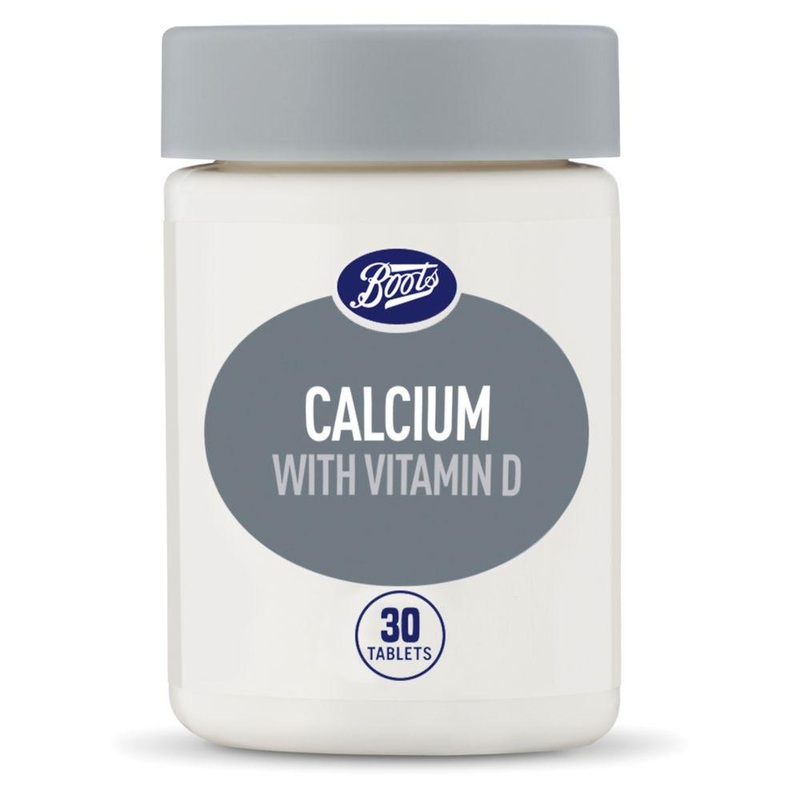 Calcium + Vitamin D – 30 Tablets