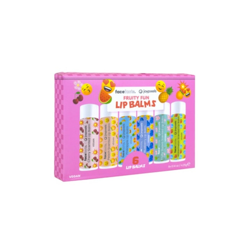 Face Facts 6 Fruity Lip Balms Set