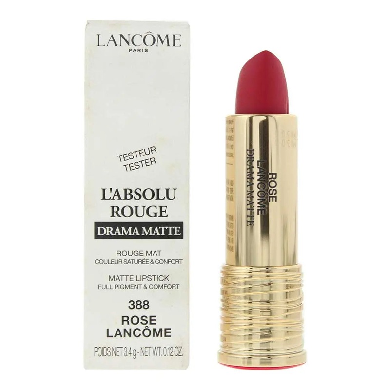 Lancme L’Absolu Rouge Drama Matte Tester 388 Rose Lancme Lipstick 3.4g