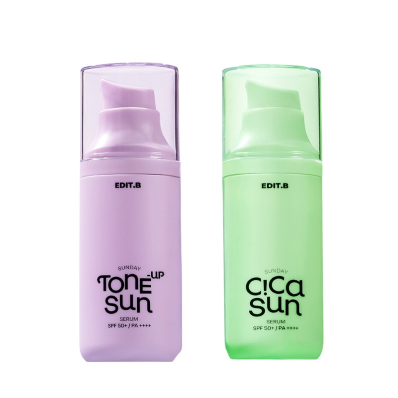 EDIT.B Sunday Sun Serum SPF50+ PA++++ 55ml Sunday Cica Sun