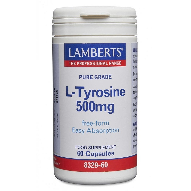 L-Tyrosine 500mg 60 capsules