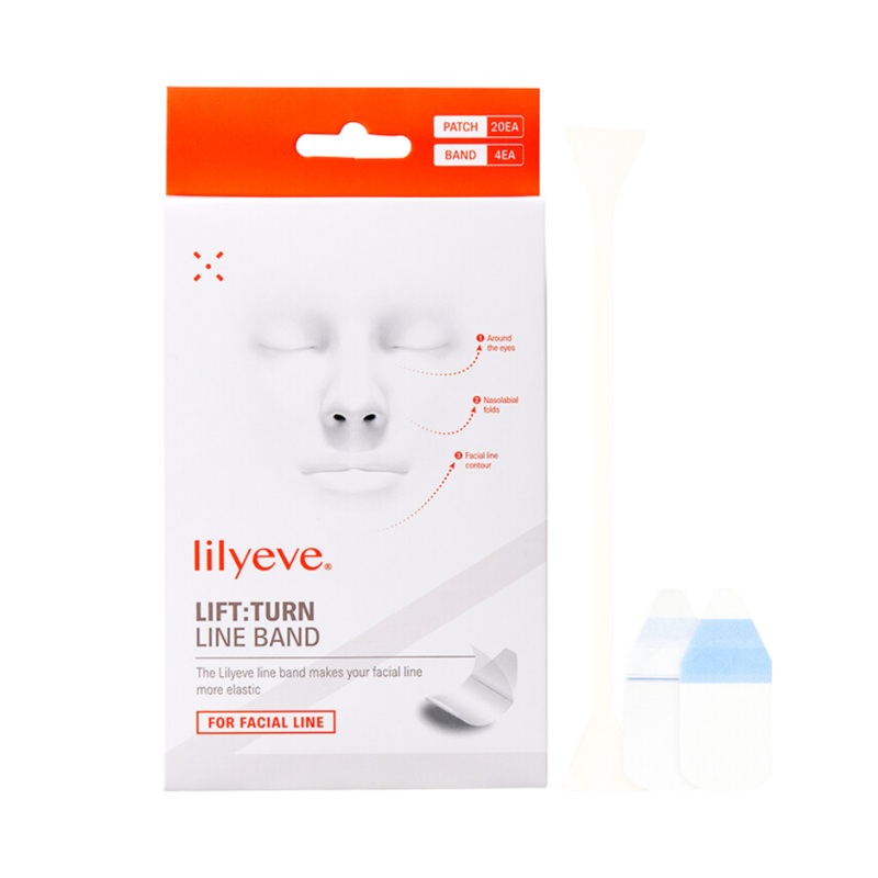 lilyeve Lift:Turn Line Band for Facial Line 20ea