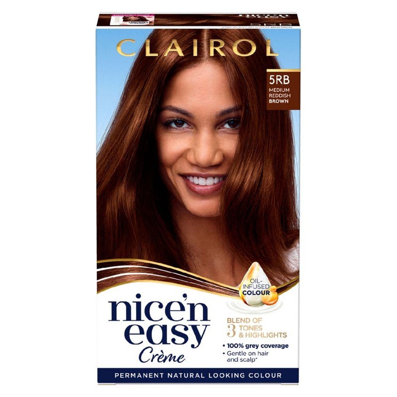 Nice N Easy Permanent Hair Dye 5Rb Medium Reddish Brown 177Ml