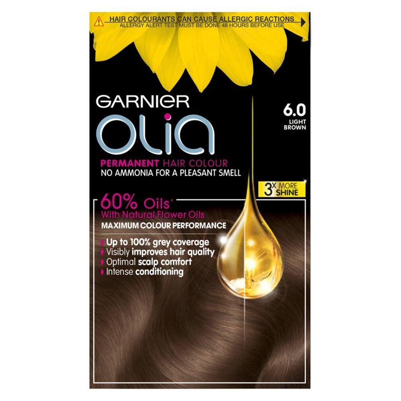 Olia 6.0 Light Brown No Ammonia Permanent Hair Dye