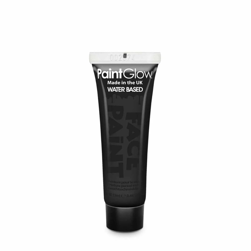 PaintGlow Face Paint Water Based 13ml  – Black
