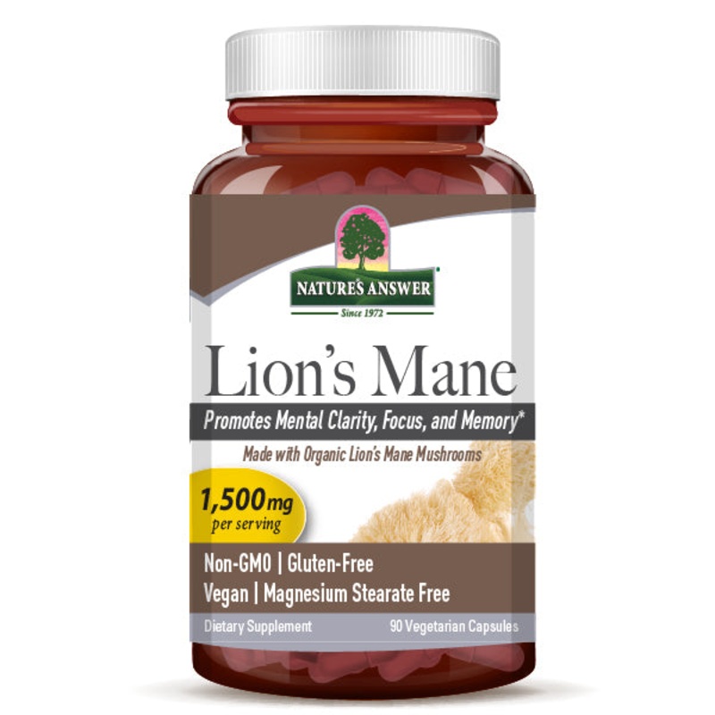 Lions Mane Mushroom Powder 1500mg 90 Capsules