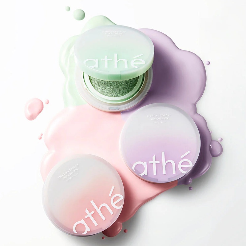 athe Lighting Tone-Up Sun Cushion SPF50+ PA++++ 12g Rosy Petal