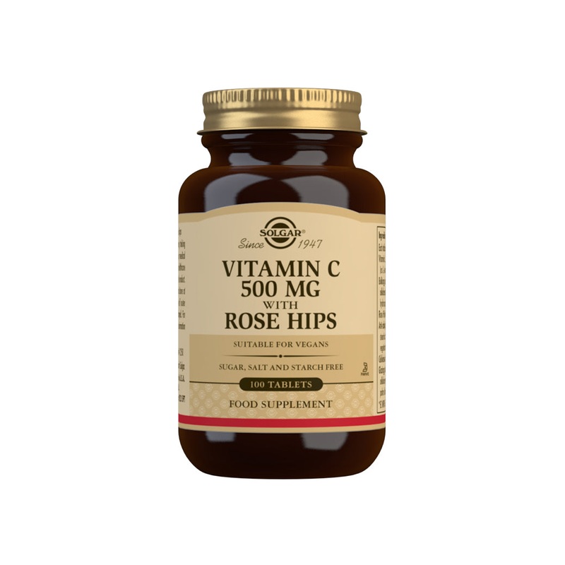 Vitamin C 500mg with Rose Hips Tablets 100 tablets