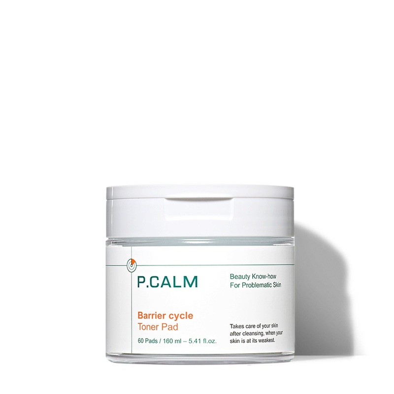 [Deal] P.CALM Barrier Cycle Toner Pad 160ml 60 Pads