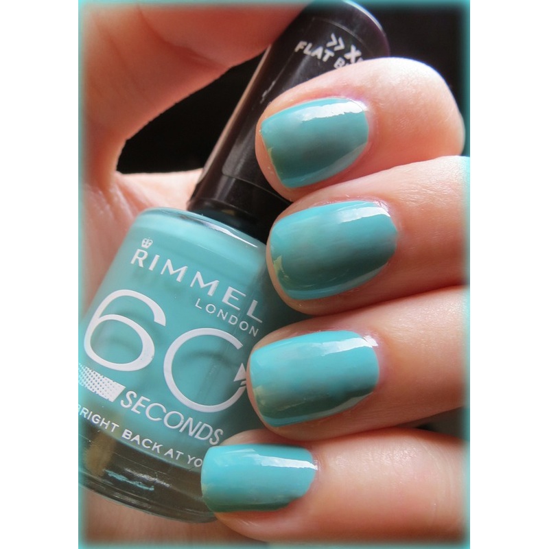 Rimmel London 60 Seconds Nail Polish 835 Bright Back At You