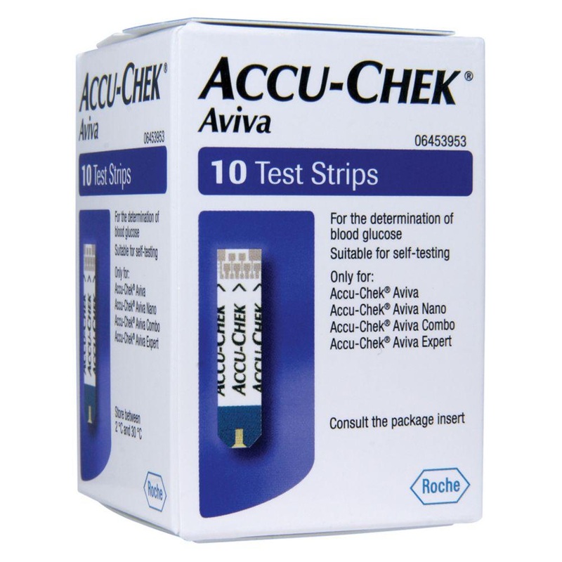 Aviva Blood Glucose Test Strips – 10 Strips