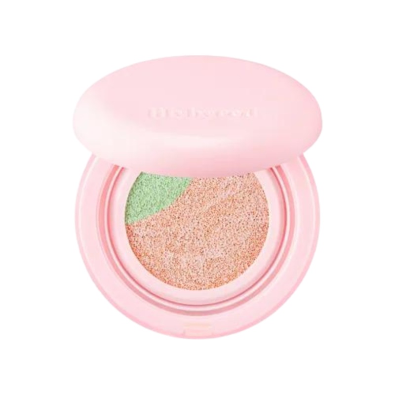 lilybyred Dual Light Tone Up Cushion Peach Green SPF50+ PA+++ 12g