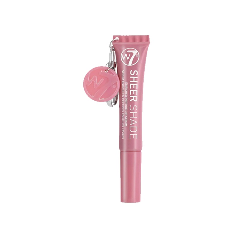 W7 Sheer Shade Enriched Peptide Lip Serum with Key Ring Dusk Petal