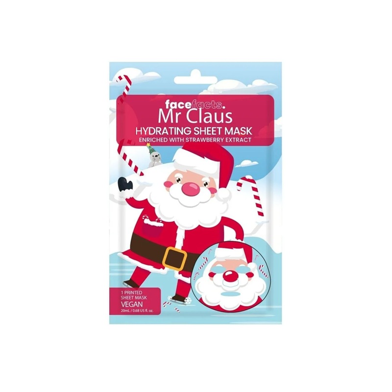 Face Facts Mr Claus Hydrating Printed Sheet Mask