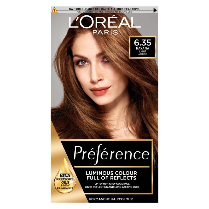 Preference Infinia 6.35 Havana Golden Mahogany Light Brown Hair Dye