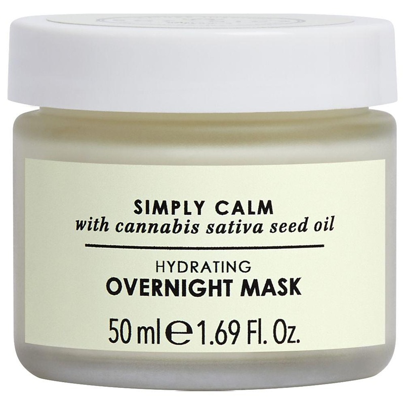 Simply Calm Hydrating Overnight Mask With Cannabis Sativa (Hemp) Seed Oil 50Ml