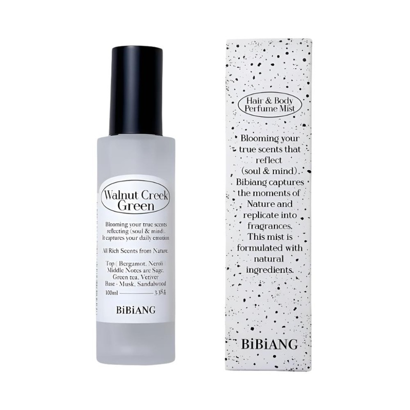 BiBiANG Hair & Body Perfume Mist Walnut Creek Green 100ml