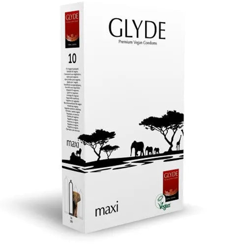 Glyde Ultra Maxi Vegan Condoms 10 Pack (5% VAT)