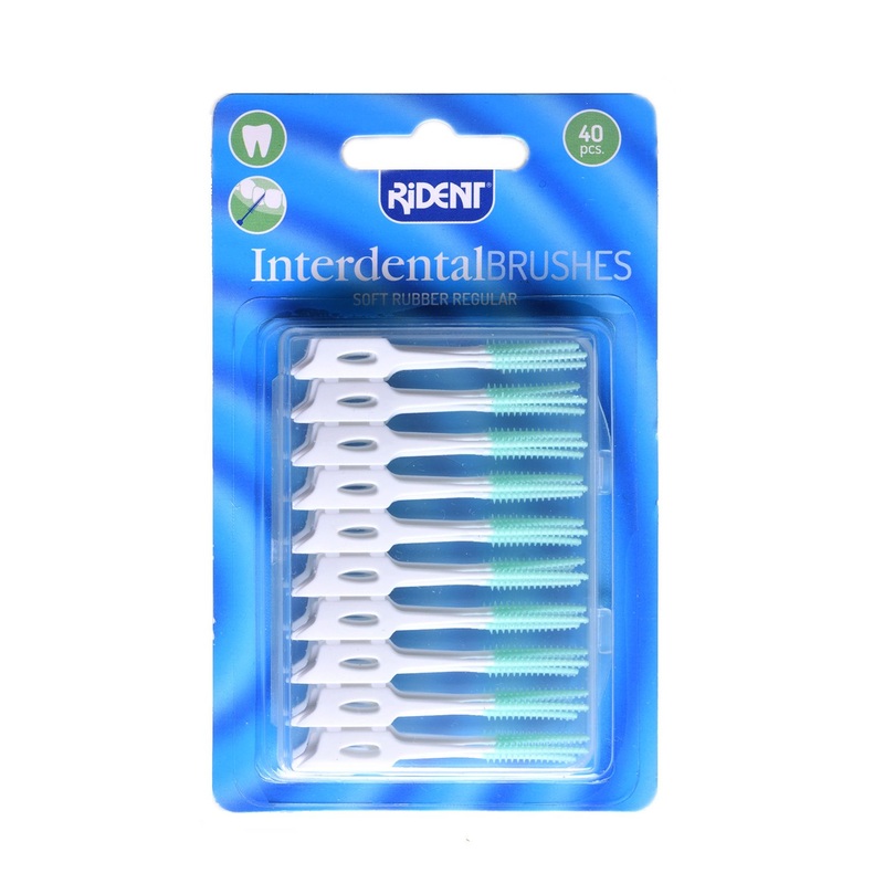 Interdental Brushes (Soft Rubber Regular) 40 units