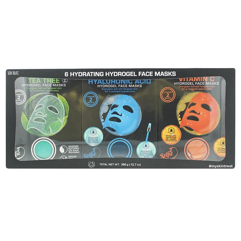 Skin Treats Hydrogel Face Masks Gift Set – 6 x 60g Pack
