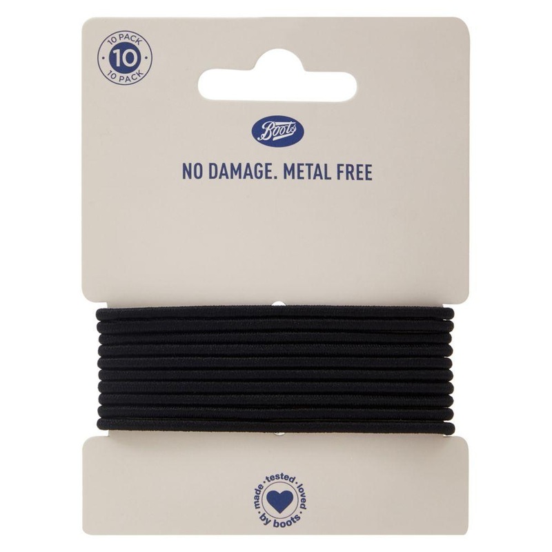 Ponybands Thin Black 10S