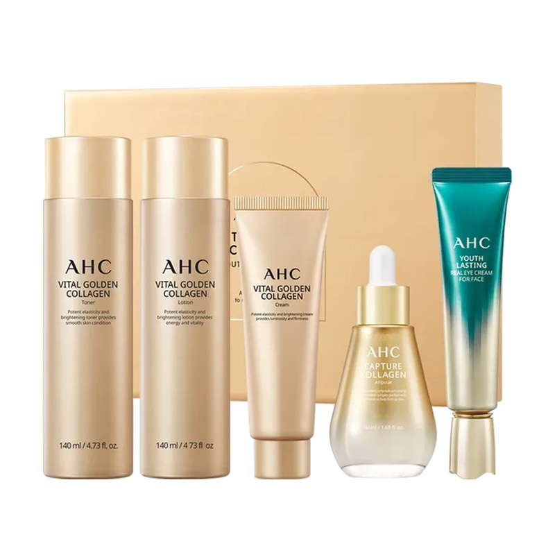 AHC Vital Golden Collagen Youth Total Care 5-Piece Set