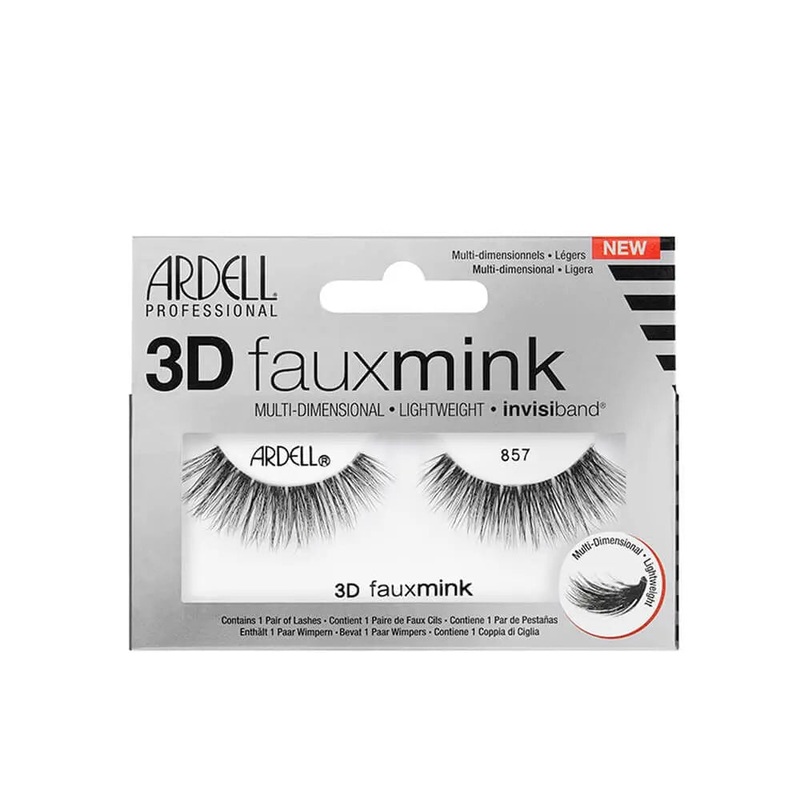Ardell 3D fauxmink Multi-Dimensional Black False Lashes – 857