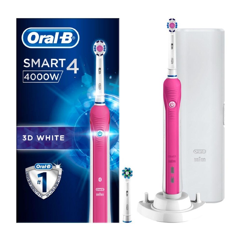 Smart 4 – 4000W – Electric Toothbrush Pink